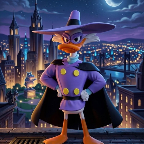 3D figure Darkwing Duck made to order