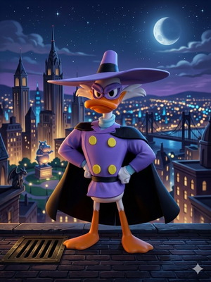 3D figure Darkwing Duck made to order