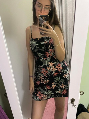 H&M floral dress like new, size M 38 10 multicolor
