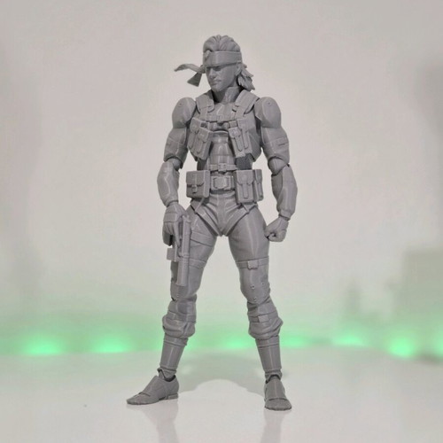 Solid Snake Figure 24cm Metal Gear Solid made to order