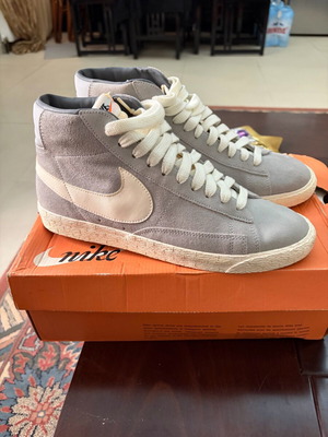 Nike Blazer Hi Suede (VNTG) new unworn, white and grey