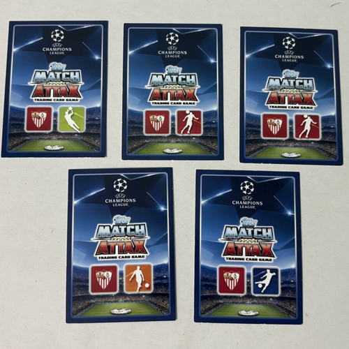 Match Attax 2015/16 Sevilla Set with Ciro Immobile, Sergio Rico & Grzegorz Krychowiak cards like new