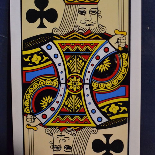 Stage Magic large plastic cards like new for magicians