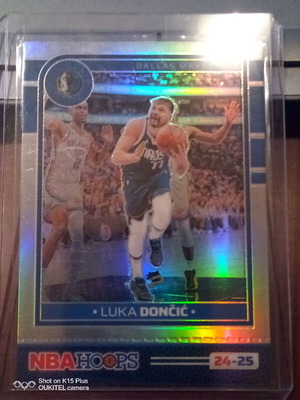 Panini Hoops Luka Doncic silver holo prizm card 2024-25 like new