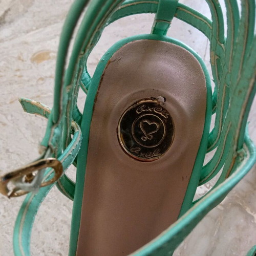 Axel vintage mint green pumps size 39 used
