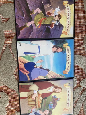 Christian DVDs for children like new, set of 3