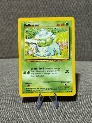 Pokemon TCG Bulbasaur Base set 44/102 used