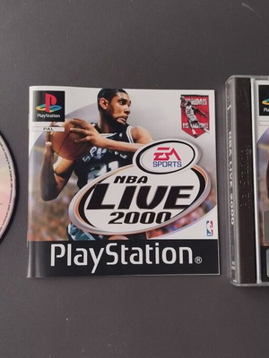 Sony PlayStation 1 NBA Live 2000 game, English