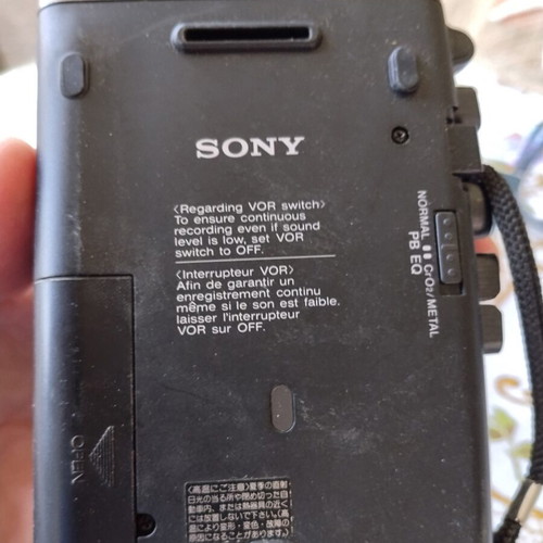 Sony TCS-580V vintage stereo cassette recorder used with box and papers