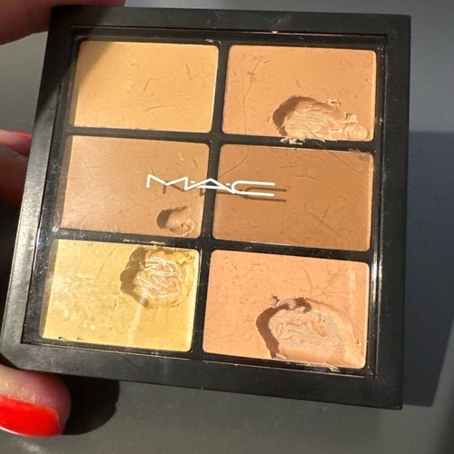 Mac palette with correctors used