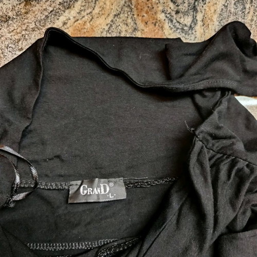 Evening top large black like new