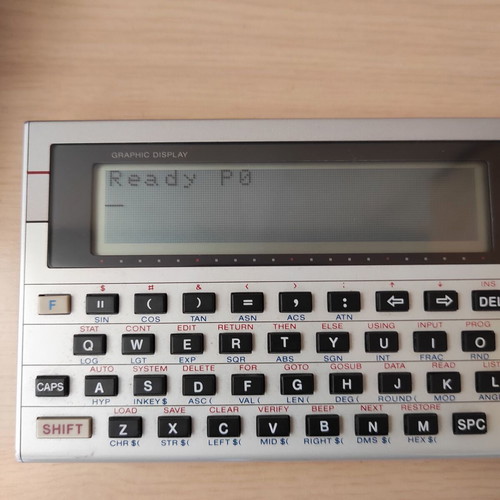 Casio PB-770 personal computer vintage φορητός υπολογιστής 1983 μεταχειρισμένος