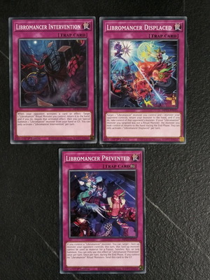 Libromancer Prevented, Intervention and Displaced new Yu-Gi-Oh! cards