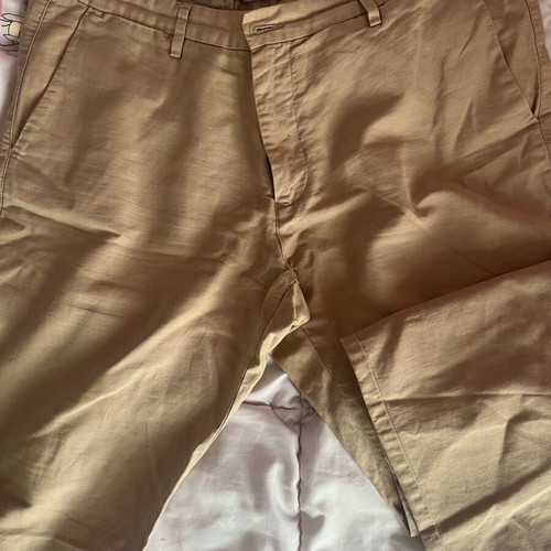 Gant men's beige trousers like new, linen fabric