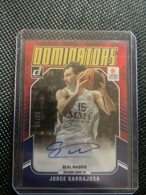Κάρτα με αυτόγραφο Jorge Garbajosa Euroleague Real Madrid καινούργια