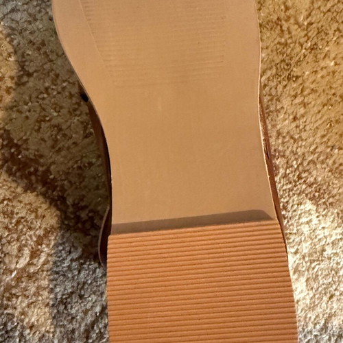 Boohoo Closed Woven Sandals New Size 37 Tan