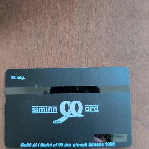 Iceland phone card used, 15,000 copies