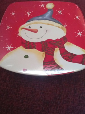 Christmas platter 30cm like new