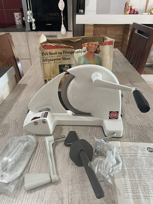 EVA Denmark All Purpose Slicer vintage 1950s, πλήρες σετ