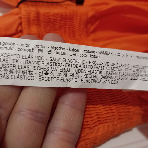 Zara orange summer dress Small new, 100% cotton