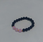 Amulet bracelet with 18K gold plating, small beads, new