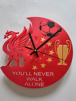 Liverpool ρολόι τοίχου σαν καινούργιο, αναλογικό, διάμετρος 22cm