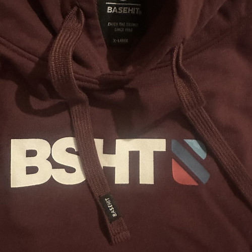 Men's Hoodie No Name XL Burgundy with Kangaroo Pocket