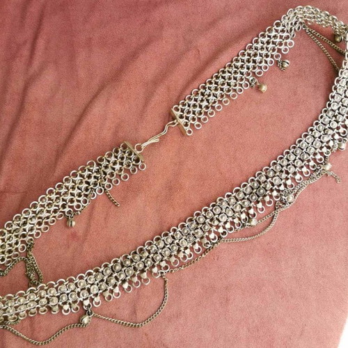 Metal belt from another era used