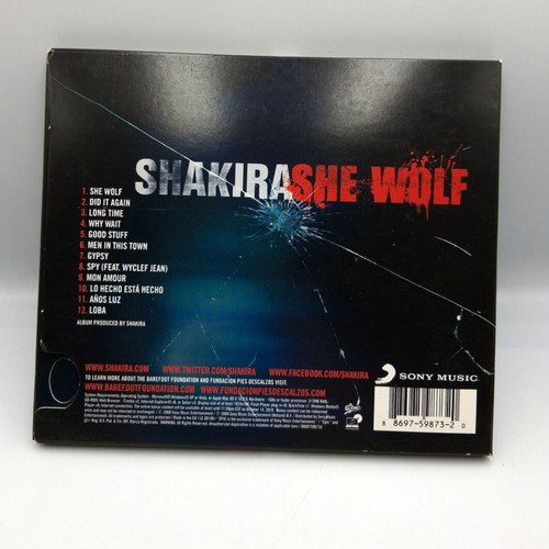 Shakira She Wolf CD like new, pop