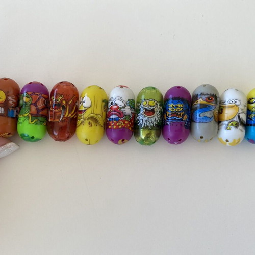 Mighty Beanz like new, set of 10 pieces 2010