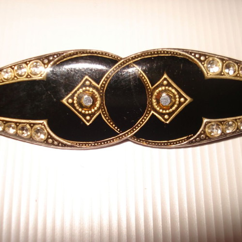 Catherine Popesco France vintage pin used 9.6cm 2cm