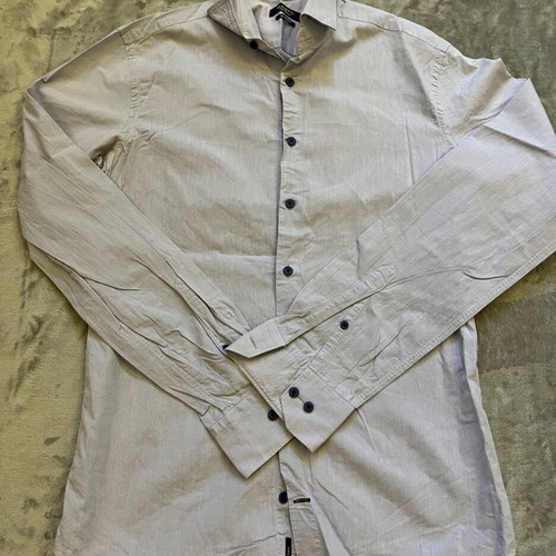 Manetti Men's Slim Fit Shirt, Size M, 100% Cotton, Like New, Sky Blue