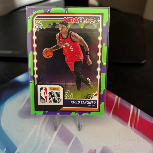 Panini NBA Hoops Paolo Banchero Green Slime Rookie Card 2023-24