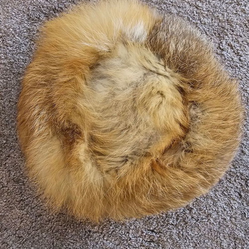 Fur hat used, brown, bought from Kastoria