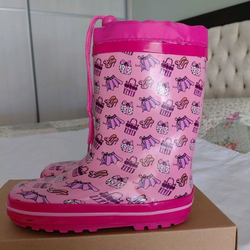 Giardino D'Oro rain boots like new, size 29, pink