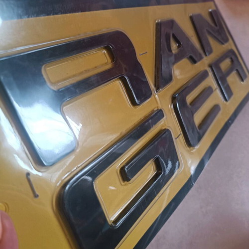 Ford Ranger 2023 T9 black matte door stickers for truck bed accessories new