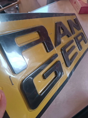 Ford Ranger 2023 T9 black matte door stickers for truck bed accessories new