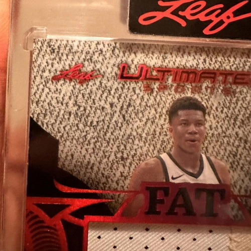 Ultimate Sports Giannis Antetokounmpo GU Jersey Fat Patch 1/3 like new