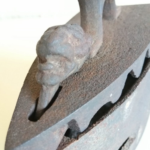 Charcoal irons used, set of 2 pieces, circa 1930