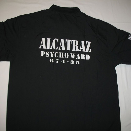 Alcatraz Psycho Ward shirt 2XL new, black