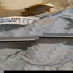  zara denim ασυμμετρη μπλουζα