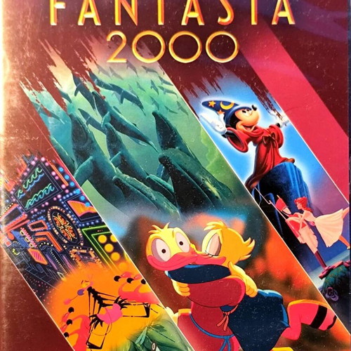 Fantasia 2000 DVD used, family musical animation with English subtitles