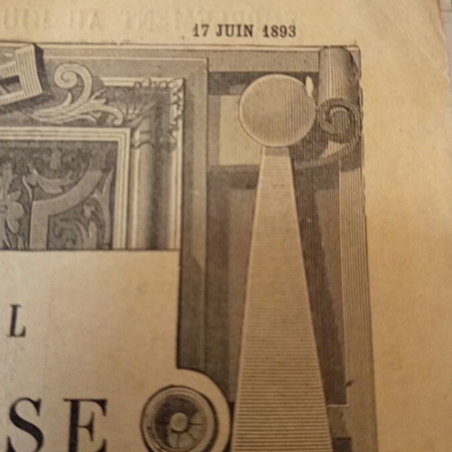 Le Journal de la Jeunesse French magazine 1893 used