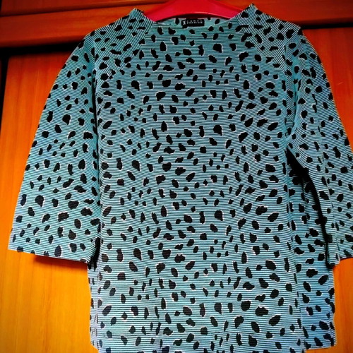 Veraman blouse with leopard print like new, size L