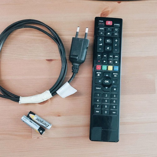 Conventional type television used, fully functional