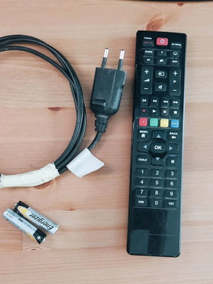 Conventional type television used, fully functional