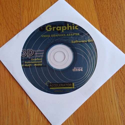 Cd video graphics adapter software driver like new