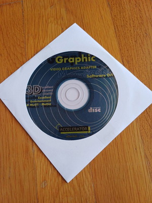 Cd video graphics adapter software driver like new