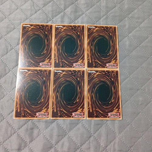 Authentic Yu-Gi-Oh cards 6 pcs like new