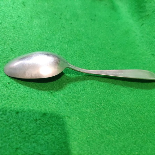 Xenia 1968 soup spoon used, Afentakis Rostfrei